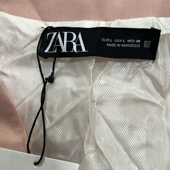 New! Zara women’s large light pink tailored waistcoat. - Picture 6 of 12